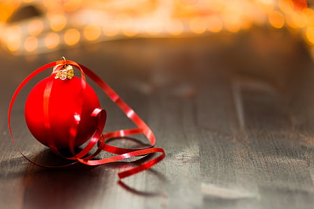 bola, Adorno Navideño, desenfoque de, borrosas, bokeh, Navidad, decoración de la Navidad