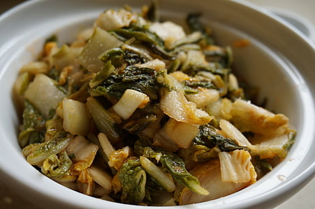 Kapusta, fermentowane, kimchee, wegetariańskie, zdrowe