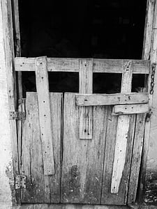 porta, serratura, si blocca, candiado, portineria, cancello, vecchio
