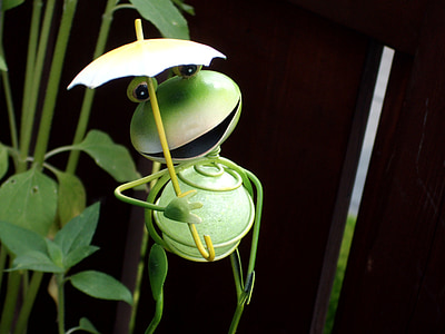 ếch, màn hình, cười, màu xanh lá cây, thân thiện, kim loại, thực vật
