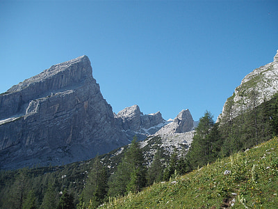 bjerge, Alpine, natur, jord, landskab