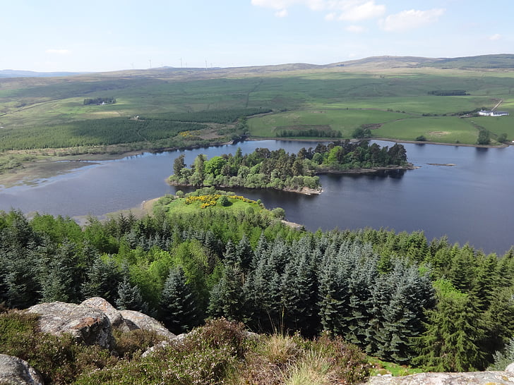 North tredje klipper, North tredje reservoir, Skotland