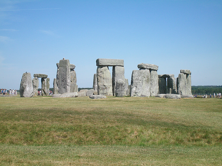 Oksfordas, Anglija, Stonehenge, zaļa, klints, vēsture, slavena vieta