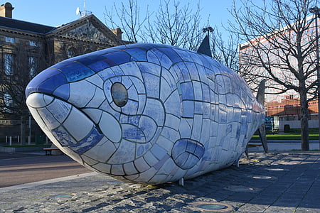 poisson, oeuvre d’art, Belfast