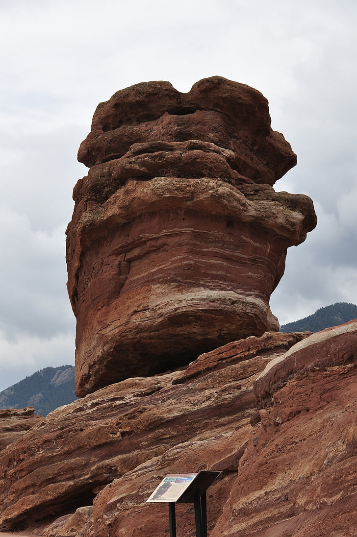 ogród z złotych, Colorado, czerwonych skał