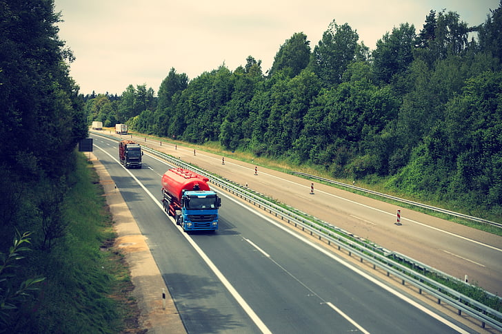 camió, l'autopista, logística, transport de mercaderies, Alemanya, velocitat, transport