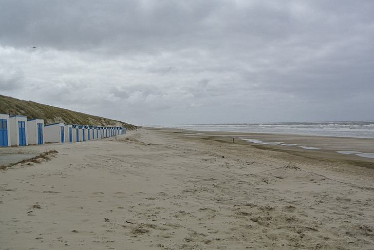 Texel, Beach, táj, tenger, Északi-tenger, homok, Holiday