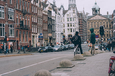 πρόσωπο, μαύρο, φούτερ με κουκούλα, σακάκι, ποδήλατο, δίπλα, ο άνθρωπος