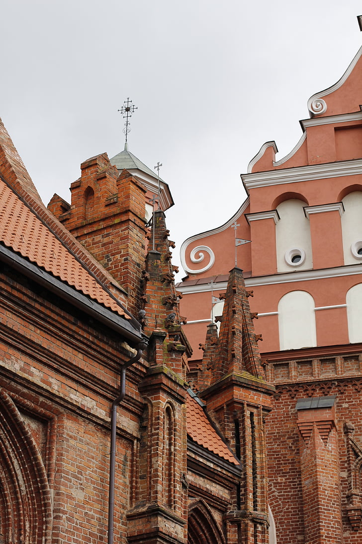 Vilnius, Litva, Východná Európa, fasáda, staré mesto, Architektúra, historicky