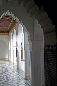 Bahia, Palais, Sarayı, Marakeş, Marrakesh, eski, seyahat