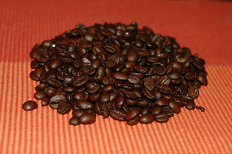 coffee, beans, coffee bean, roasted, black, macro, dark