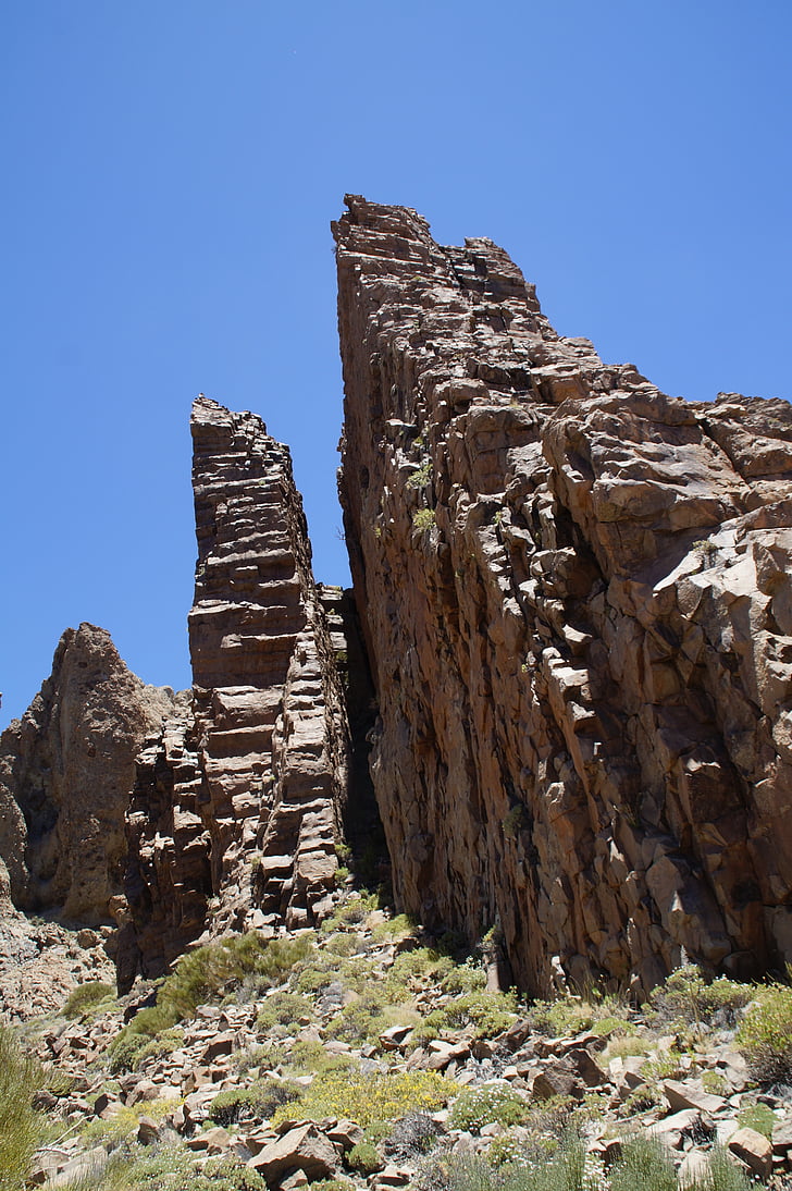 Parc national du Teide, Parc national, Rock, formations rocheuses, Ténérife, îles Canaries, Parc national de teide
