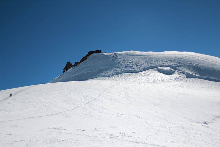 góry, Hut stokrotka, Monte rosa, śnieg, Lodowiec, snoq, Hills