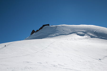 Hora, Chata sedmikráska, Monte rosa, sníh, ledovec, snoq, Hills