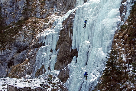 Serrai di sottoguda, Dolomitok, Ice-vízesés, Marmolada, Malga ciapela, Sottoguda, Belluno