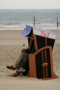 silla de playa, Playa, muebles, muebles, resto, relajarse, se benefician de