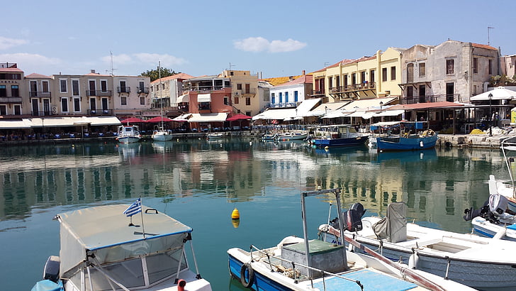 Kreta, venezianischen Hafen, Rethymno