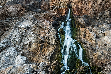 Гибралтар, водопад, вода, природата, скали, камъни, растителност