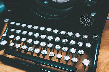 close, photo, black, s, n, typewriter, business