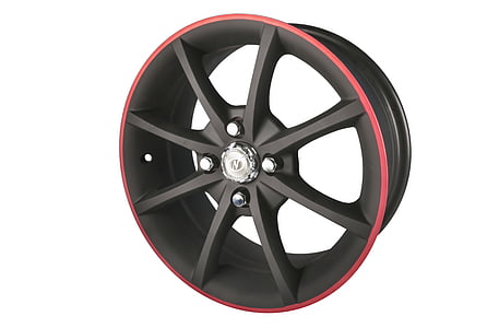 illustration, black, red, spokes, auto, rim, Wheel