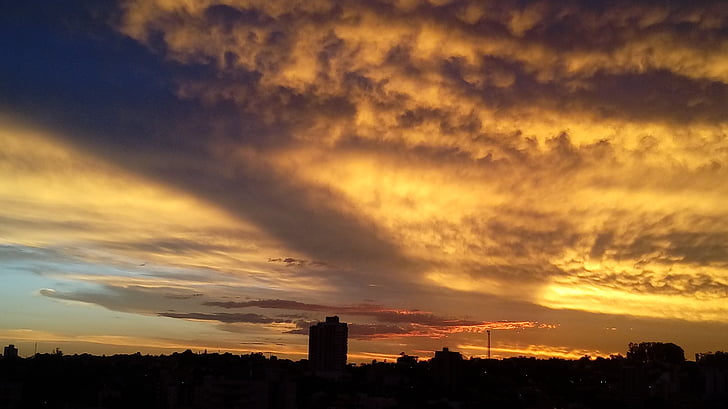 sunset, sunrise, nature