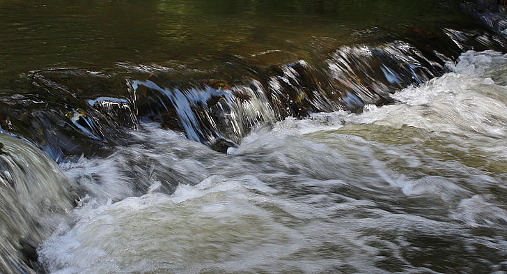 cascade, flow, flowing, motion, nature, rapids, river