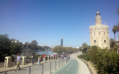 Sevilla, floden, Gold tower
