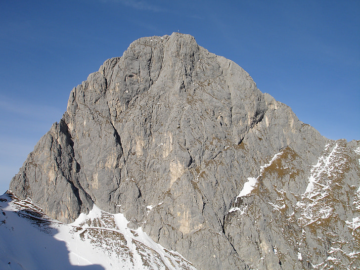 Gimpel, paret costeruda, rocòdrom, muralla Sud, muntanyes, alpí, Tirol