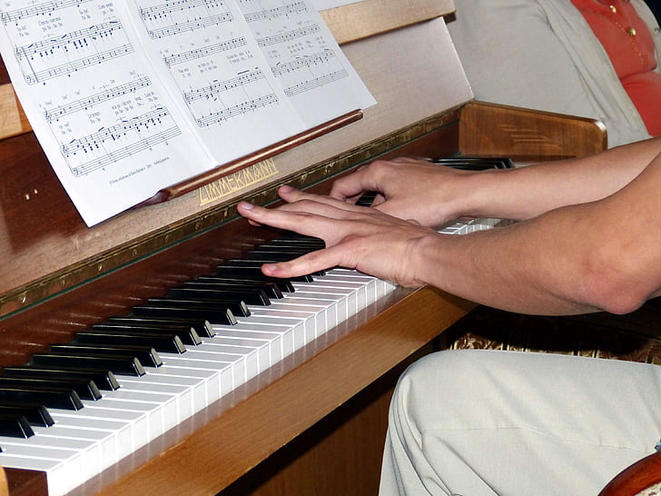 piano, nøkler, musikk, instrumentet, piano nøkler, musikkinstrument, tastatur instrument