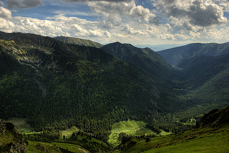 Tatry, Πολωνία, Czerwone wierchy, βουνά, vistas, τοπίο, κορυφές