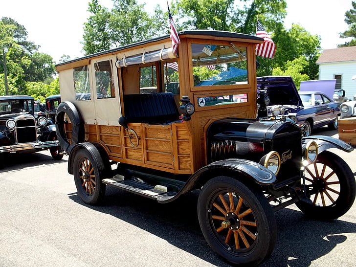 antik, bil, Automobile, vintage, Woody, transport, gamle