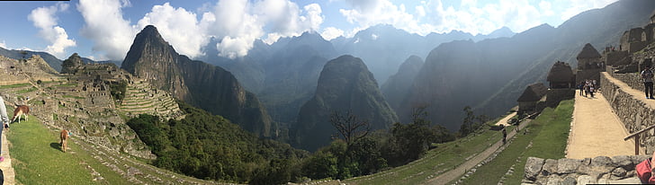 Peru, Machu, Pichu, peruanske, Inca, kulturarv, Andes