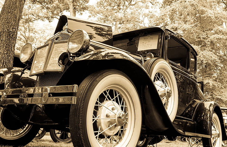 antik autó, klasszikus autó, Vintage, autó, 1931, Ford, modell a