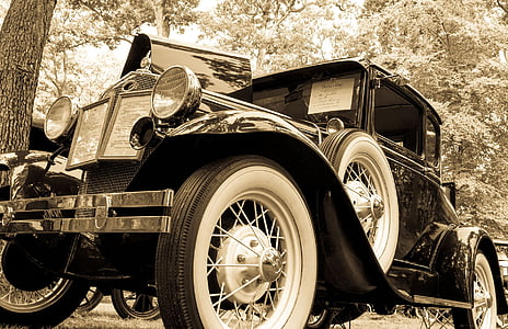 carro antigo, carro clássico, vintage, carro, 1931, Ford, modelo de um