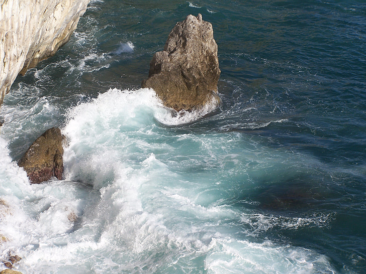coastline, amalfi, sea, rocks, italy, mediterranean, seascape
