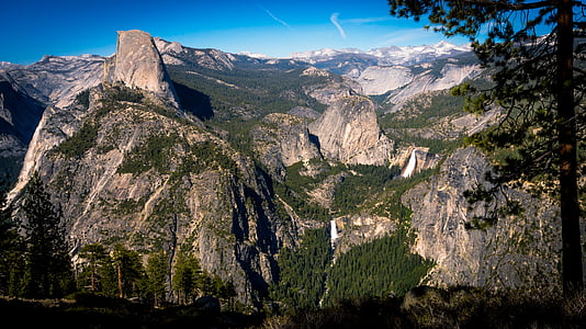 cold, forest, glacier point, high, mountain, mountains, sierra mountains