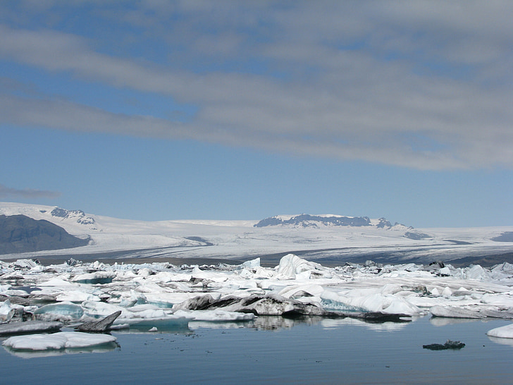 glaciers, iceland, iceberg