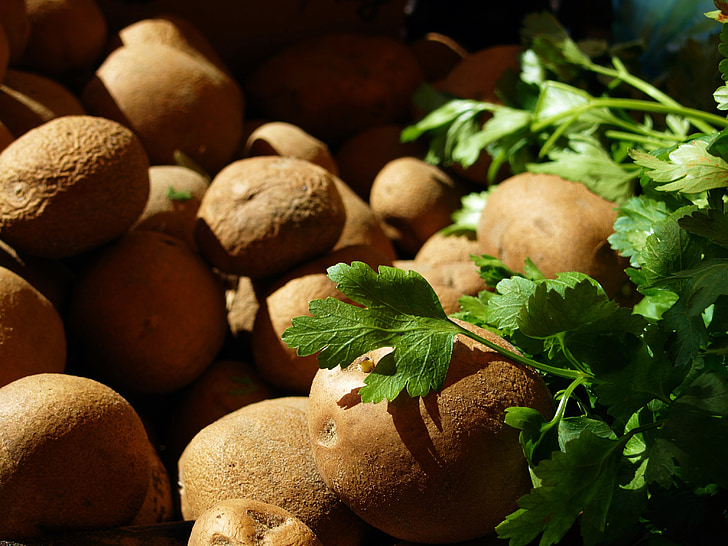 khoai tây, thực vật, thực phẩm, tươi, hữu cơ, khỏe mạnh, tự nhiên
