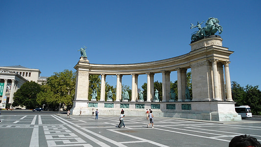 Budapešť, náměstí, central1