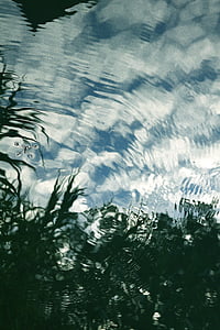 Wasser, Reflexion, See, Wolken, Fluss, Stream, Torrent