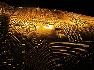bản sao của kho báu của tutankhamun, màn hình hiển thị, giàu sang, kho báu, vàng, vua, Pao Ai Cập
