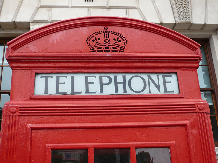 červená, telefónne búdky, Londýn, červená telefónna búdka, Britská, Anglicko