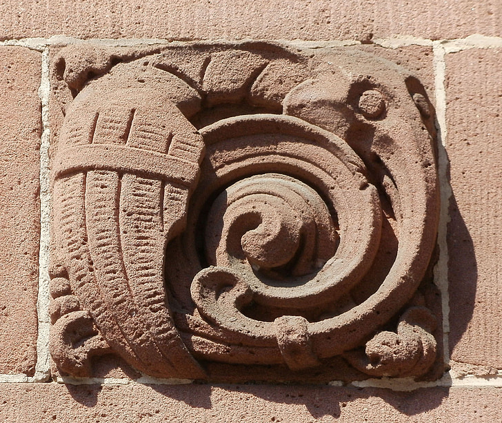 relief, sandstone, architecture, sculpture, stone, wall, old