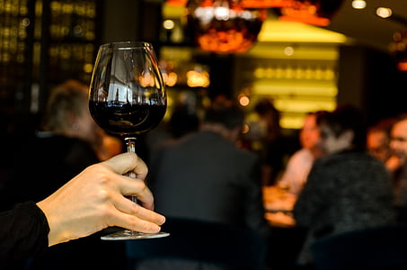 Wein, Cheers, rot, Lounge, Restaurant, Toast, Menschen
