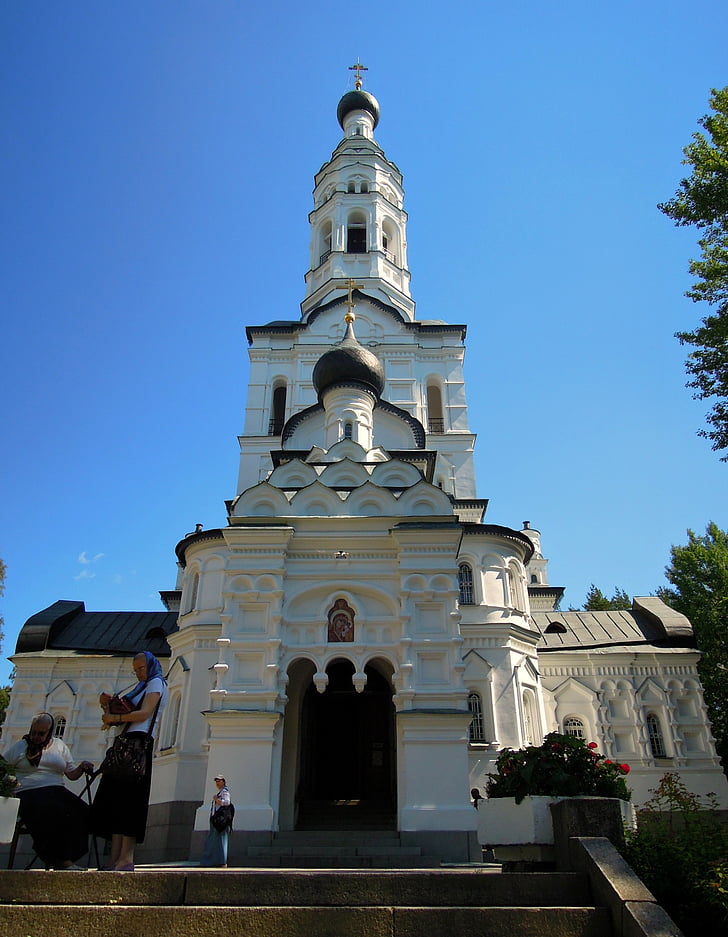 Temple, Église, orthodoxie, blanc, Kazan, mère de Dieu, Cathédrale