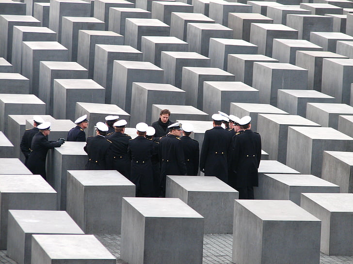 Holocaust memorial, Béc-lin, Đài tưởng niệm, Holocaust, bê tông, Hải quân, truy cập vào