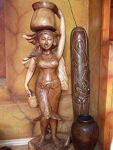 femeie, cap, Krug, locul de muncă, maro, Africa, India