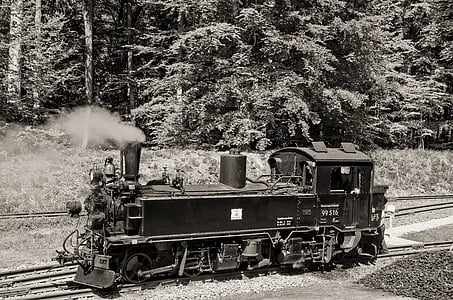 locomotiva a vapor, Historicamente, locomotiva, estrada de ferro, El loco, nostálgico, Trem