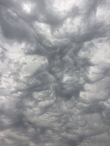 nuvole, tempesta, grigio, cielo, Partly Cloudy, natura, Meteo