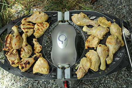 Барбекю, Барбекю, курица, питание, пикник, приготовление пищи, питание
